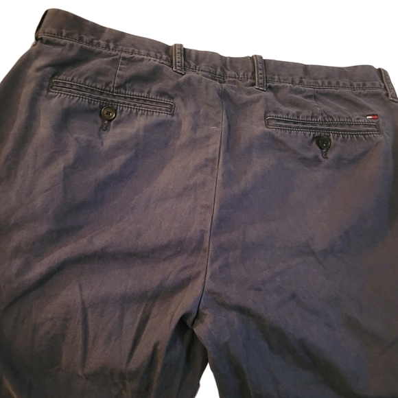 Tommy Hilfiger Blue Chino Pants Size 33/34 - Picture 2 of 4